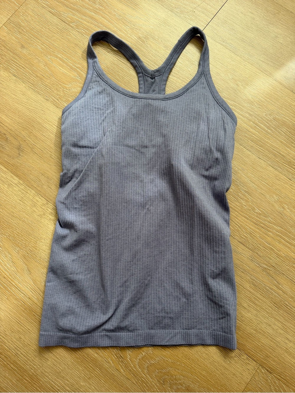 Lululemon Ebb to Street Tank Gray Racerback